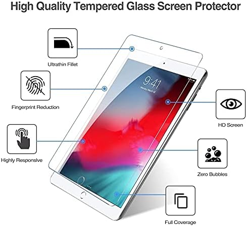 Procase iPad Air 3 10.5 2019 / iPad Pro 10.5 2017 סגול Slim Shell Chance עם מגן מסך זכוכית מחוסמת