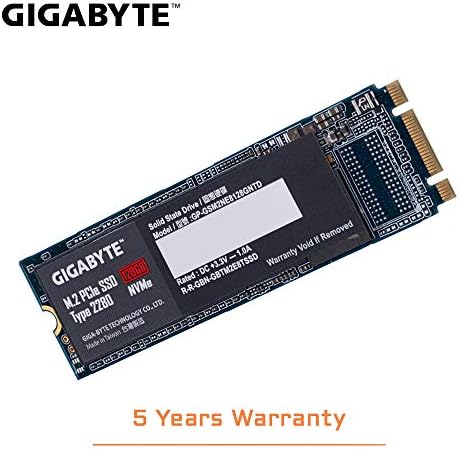 Gigabyte 128GB M.2 PCI Express 3.0 NVME כונן מצב מוצק פנימי