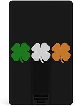 דגל צבעי אירלנד דגל שמרוק ארבעה תלתלי עלים כרטיסי בנק אשראי USB כונני פלאש כונן אחסון מקל זיכרון נייד כונן