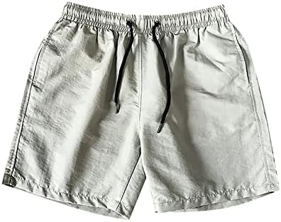 טניס מכנסיים גברים גדול שרוך קיץ חוף מכנסיים קצרים עם אלסטי מותניים וכיסים גדול בני ז ' אן מכנסיים