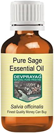 Devprayag Pure Sage שמן אתרי אדים מזוקק 50 מל