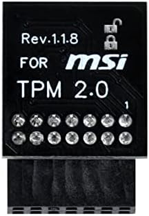 TPM2.0 מודול אבטחה 14PIN -LPC MSI （14-1） פלטפורמה מהימנה ל- MSI MS -4136-4462