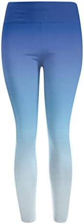 יוגה התלקחות מכנסיים לנשים כיסי שיפוע ספורט אימון מעלית מודפס חותלות מכנסיים גבוהה יוגה התחת גרביונים נשים