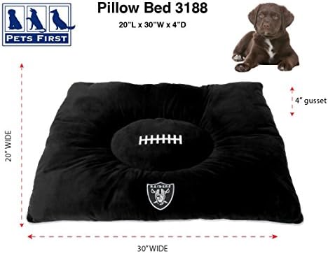 מיטה לחיות מחמד-לוס וגאס ריידרס & 34; רך &מגבר; נעים מיטת כרית קטיפה. - מיטת כלב כדורגל. חיבוק,