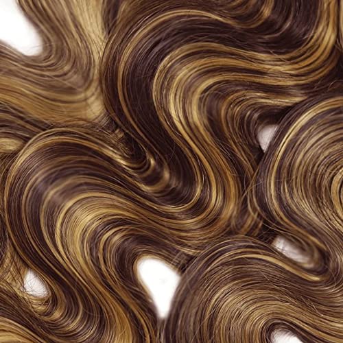 אומברה בלונד חבילות להדגיש שיער טבעי חבילות 2 טון דבש בלונד מעורב חום שיער טבעי צרור ברזילאי בתולה