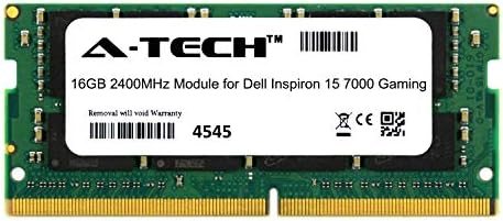 מודול A-Tech 16GB עבור Dell Inspiron 15 7000 משחק נייד משחק ומחברת תואם DDR4 2400MHz זיכרון זיכרון