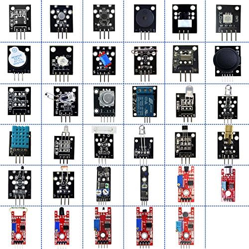 35 ב 1 מודול חיישן רובוט פרויקטים פרויקטים קופסת ערכת Starter עבור DIY Arduino Raspberry Pi uno R3 Mega2560 Nano
