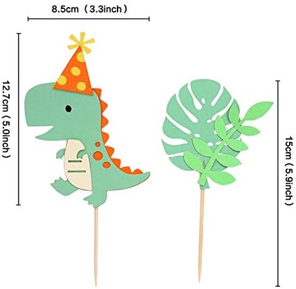 לבנטי זהב דינוזאור ראשון יום הולדת קישוט דינוזאור אחד עוגת טופר דינוזאור 1 יום הולדת עוגת טופר עבור