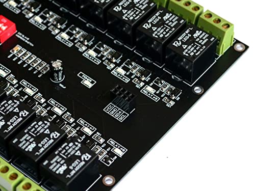 16 ערוץ I2C ממשק מודול ממסר אלקטרומגנטי עבור Arduino Raspberry 3.3V 5.0V זרם מקסימאלי לממסר - 10A שיא על