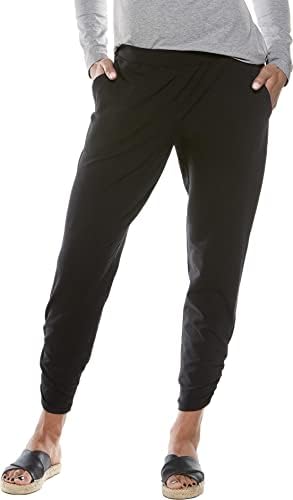 Coolibar UPF 50+ מכנסי קפה רוצ'ה של נשים - מגן שמש