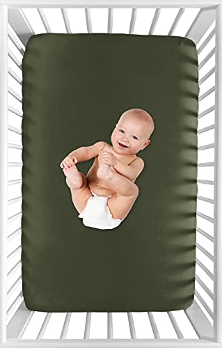 ג'וג'ו מתוק מעצב ילד ירוק כהה מיני עריסה מיני גיליון תינוקות לתינוקות לעריסה ניידת או חבילה ומשחק
