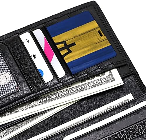 דגל של Barbados זיכרון USB Stick Business Flash-Thrives כרטיס אשראי כרטיס בנק כרטיס בנקאות
