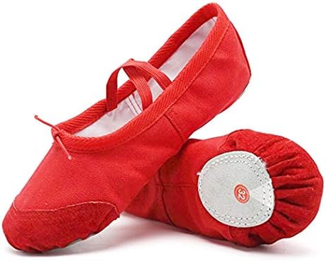 נעלי בלט של Dogeek לבנות מתאמנת בלט נעל נעל נעל נעל נעל מפוצל נעלי בלט בלעדי לנשים פעוטות לילדים