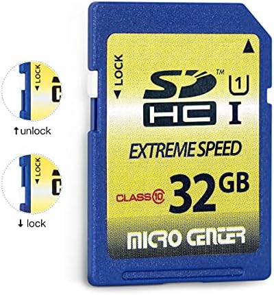 32GB Class 10 SDHC כרטיס זיכרון פלאש כרטיס SD גודל מלא כרטיס USH-I U1 כרטיס זיכרון מצלמה שביל על