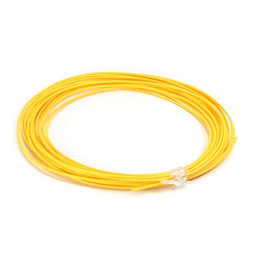 צינורות מכווץ חום של 1 pcs, 2: 1 צהוב בטומשין כבל חוט חשמלי ≥600V ו- 248 ° F, 6mx0.8 ממ מכווץ