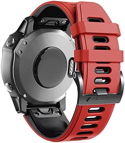 Hepup 26 22 ממ רשמי רצועות פסקאות סיליקון רצועת שעון עבור Garmin Fenix ​​6x 6S Pro 5x 5 5S פלוס HR