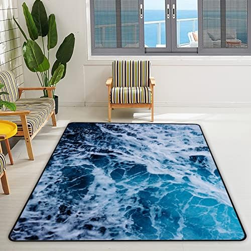 זוחל שטיח מקורה משחק מחצלת ים מהיר בזמן שיט לסלון לחדר שינה חינוכי חינוך משתלת שטיחים שטיחים 72x48in