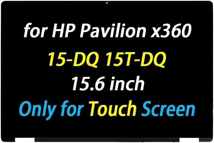 החלפת PEHDPVS 15.6 NV156FHM-N45 V8.0 עבור HP Pavilion X360 15-DQ 15-DQ0051NR 15-DQ0075NR 15-DQ0076NR