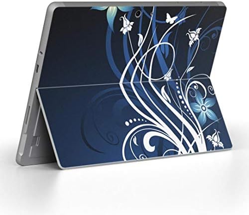כיסוי מדבקות Igsticker עבור Microsoft Surface Go/Go 2 אולטרה דק מגן מדבקת גוף עורות 008950 קמח פרח כחול ירוק