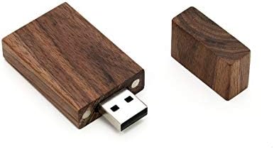 5 מלבן מלבן עץ אגוז 2.0/3.0 כונן הבזק USB כונן דיסק USB מקל עץ