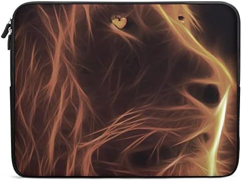 כיסוי מחשב נייד אריות אש מארז מגן על מחשב נייד שקית שרוול תיק נשיאה לגברים נשים 15 אינץ '
