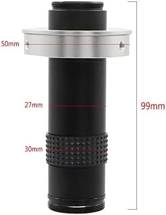 אביזרי מיקרוסקופ הגדלה מתכווננת 1x-130x זום C העדשה העדשה כיסוי גבוה עבור CCD CMO