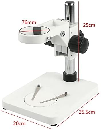 מיקרוסקופ אביזרי מתכוונן שולחן עבודה מחזיק מעמד 76 ממ טבעת מחזיק, סטריאו מיקרוסקופ משקפת מיקרוסקופ