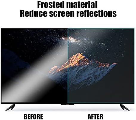 אנטי-כחול אור טלוויזיה מסך מגן סרט אנטי בוהק אנטי אולטרה סגול להקל על העין-חלבית הגנה מסנן פנל-4 קראט ישן