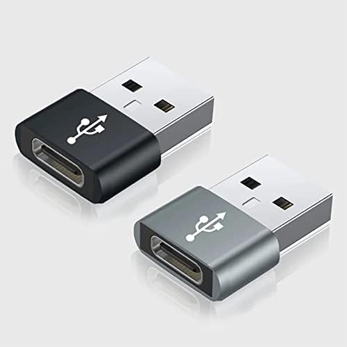 USB-C נקבה ל- USB מתאם מהיר זכר התואם ל- Blu G9 Pro שלך למטען, סנכרון, מכשירי OTG כמו מקלדת, עכבר, רוכסן, GamePad,
