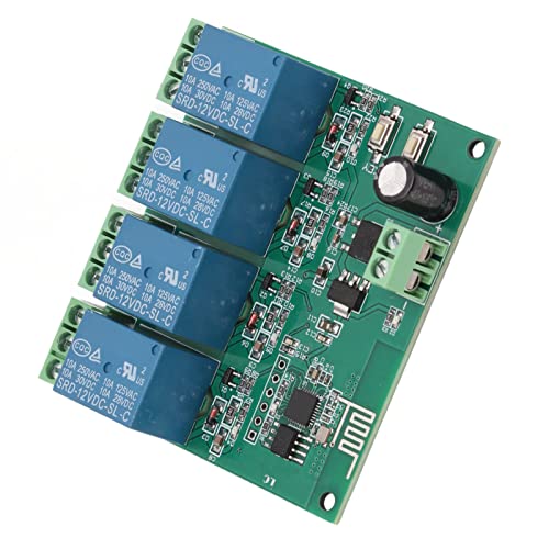 4 מודול ממסר ערוצים ESP8266 בקרה אלחוטית לוח ממסר PCB 2 שיטות עבודה זיכרון POWEROFF לתעשייה
