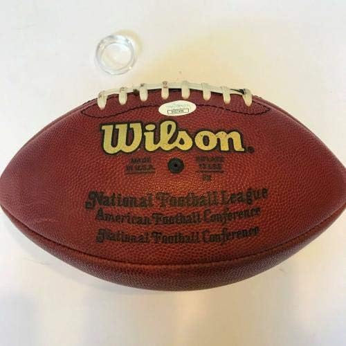טרנט דילפר 2003 משחק חתום השתמש בכדורגל טאצ'דאון סיאטל Seahawks JSA COA - משחק NFL משומש בכדורגל
