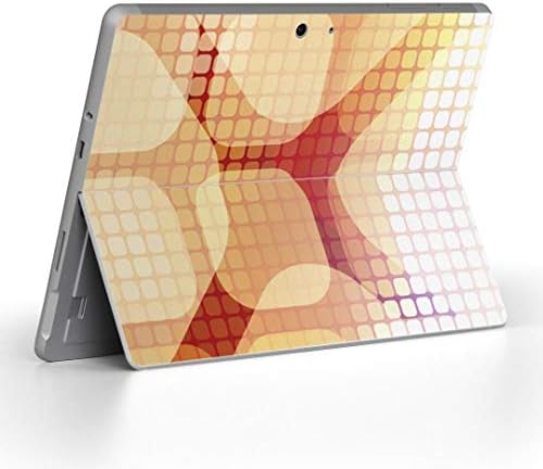כיסוי מדבקות Igsticker עבור Microsoft Surface Go/Go 2 עורות מדבקת גוף מגן דק במיוחד 001963 דפוס כתום