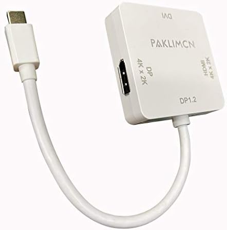 Belin Link Mini DP ל- HDMI DisplayPort DVI מתאם Mini DisplayPort ל- HDMI 4K מתאם 3 ב 1 יציאת תצוגה מיני ל-