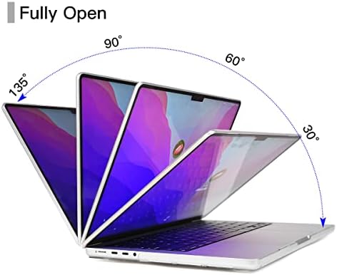CaseBuy MacBook Pro 16 אינץ 'מארז 2023 2022 2021 M2 M1 PRO/MAX A2780 A2485 מארז פגז קשה מפלסטיק &