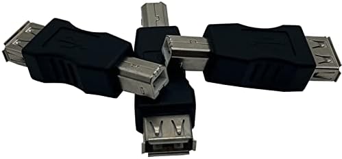 Traovien USB 2.0 נקבה ל- USB B הדפס מתאם זכר ממיר USB AF/BM מתאם 3 יח '