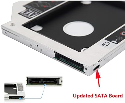 מסגרת כונן קשיח שני של DY-TECH מתאם HDD SSD CADDY עבור HP Probook 655 650 645 640 G1 G2