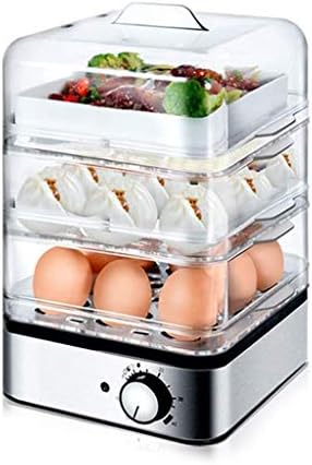 Shypt Egg Egger Steamer שלוש שכבות אוטומטית מכונת ארוחת בוקר סיר ביצה חשמלית מכונת ארוחת בוקר קיטור קיטור