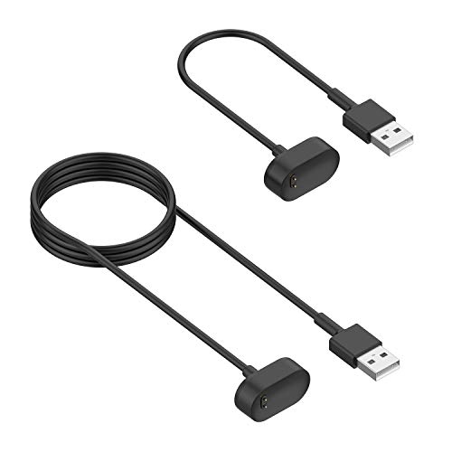 Chofit 2 Pack Charger Charger תואם ל- Fitbit Inspire HR & Inspire Bands, 3.3ft/0.49t