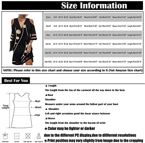 שמלת שרוול ארוך לנשים אלגנטיות קיץ סקסי חדש צווארון V מיקום פרח קוקטייל שרוול קצר זורם נופש S