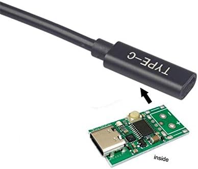 USB C סוג C נקבה ל- DC 4.5 * 3.0 * 7.4 * 5.0 * 4.0 * 1.7 * 5.5 ממ כוח זכר כבל מתאם טעינה זכר לתואם ל- Lenovo
