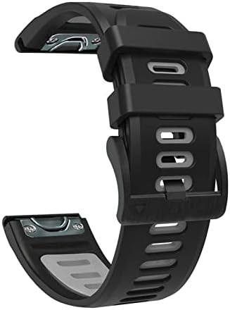 Brart Quick Fit Silicone Watchband 26 ממ עבור Garmin Fenix ​​7x 6x Pro/5x Plus/3 HR/Enduro/DECTE