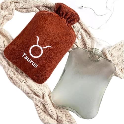 בקבוק מים חמים עם כיסוי-קונסטלציה דפוס בלעדי כיסוי מגן פלנל-משמש כדי להקל על הכאב, לחמם את המיטה, ולהביא לילה