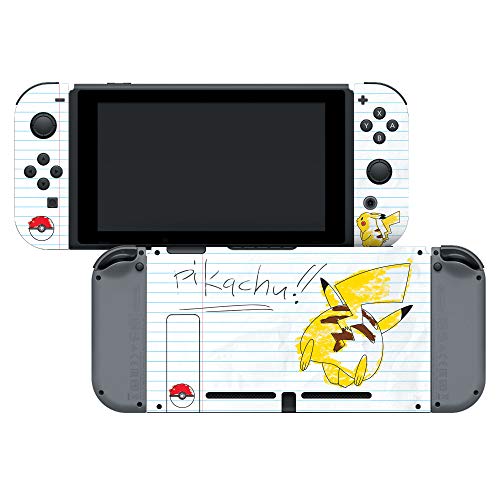 ציוד בקר מורשה רשמית מתג Nintendo Switch Skin and Screen Setector Set - Pokemon - Scribble Scribble