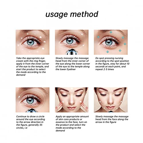 טיפוח עיניים של זיטיאני, כלי יופי עיסוי עיניים לדעוך עיגולים כהים שקיות עיניים טיפול בבצקת עיניים,
