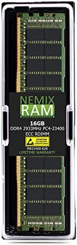 Nemix RAM 16GB DDR4 2933MHz PC4-23400 RDIMM החלפת Dell SnptfyHPC/16G AA579532 Dell PowerEdge R740XD, R640,
