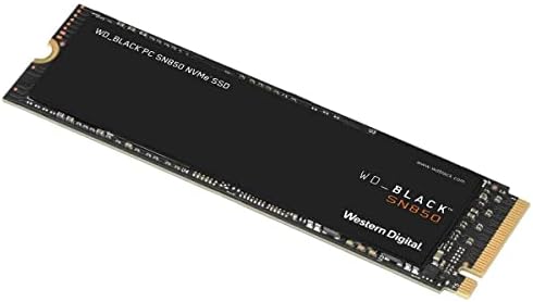 Western Digital WD 1TB WD_BLACK SN850 NVME PCIE 4.0 M.2 משחק פנימי SSD ללא קירור חימום