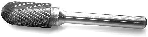 צילינדר יואלוטול צורת האף קרביד בור סיבוב סיבוב מפלדה קובץ מקדח קובץ מקדח SC-5 עם חתך כפול 1/2 אינץ
