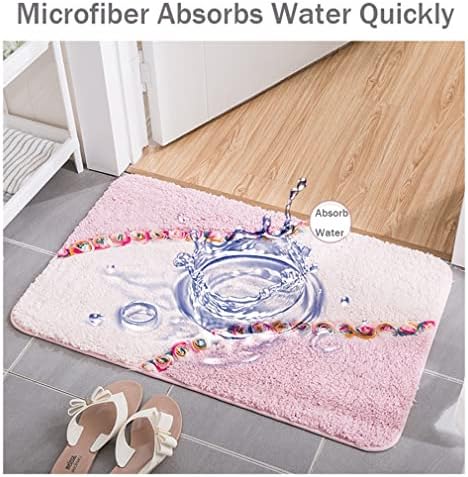 מיקרופייבר אמבטיה שטיח רך שאגי עלה פרח טלאי אמבטיה שטיחים מחצלות לאמבטיה מקלחת מקורה חיצוני שפשפת