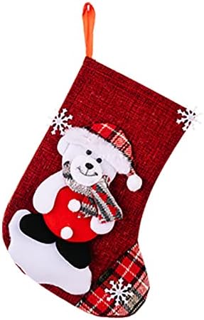 גרלנד דקורטיבי חורף גרביים גדולות גרבי ממתקים קישוטים לחג חג המולד קישוטי מסיבת חג המולד ביתי ביצי פסחא