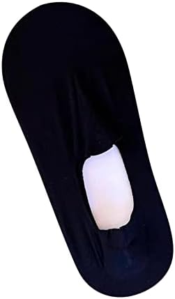 1 זוגות גרבי משי קרח מוצק לנשים גרביים בלתי נראים נושמים גרבי גרביים ללא החלקה גרבי טיולים נמוכים בגודל 14